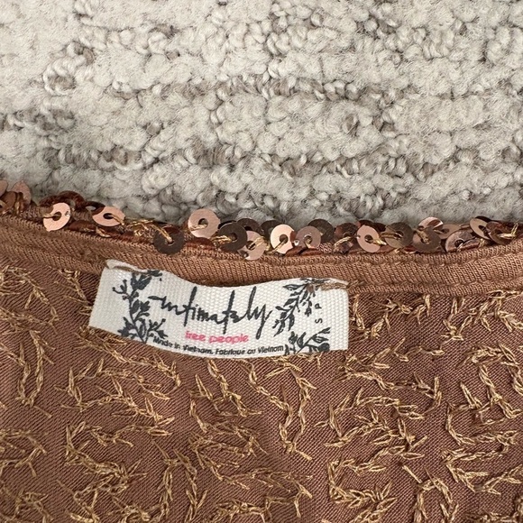 Free People Hey Girl Sequin Cami - Picture 6 of 10